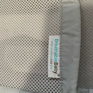 Lightly used Breathable Baby mesh crib liner
